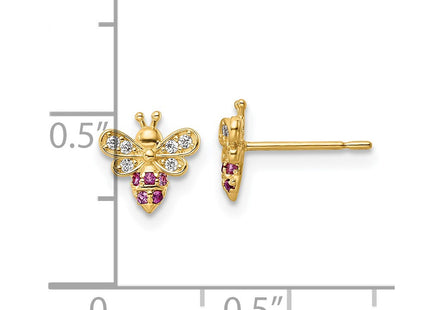 14k Yellow Gold Earrings Style GK1133 - Classique Jewelry Inc.