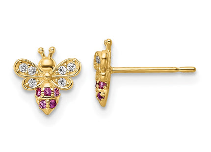 14k Yellow Gold Earrings Style GK1133 - Classique Jewelry Inc.