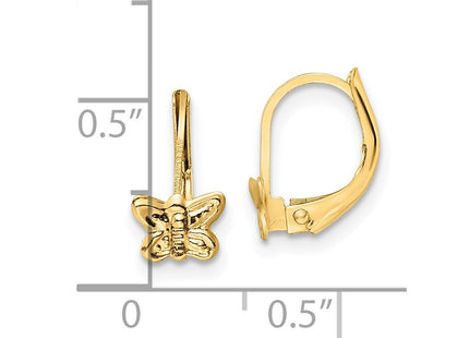 14k Yellow Gold Earrings Style GK1135 - Classique Jewelry Inc.