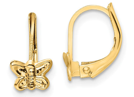 14k Yellow Gold Earrings Style GK1135 - Classique Jewelry Inc.