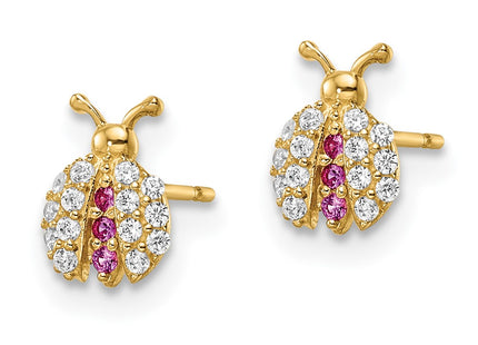 14k Yellow Gold Earrings Style GK1141 - Classique Jewelry Inc.