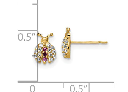 14k Yellow Gold Earrings Style GK1141 - Classique Jewelry Inc.