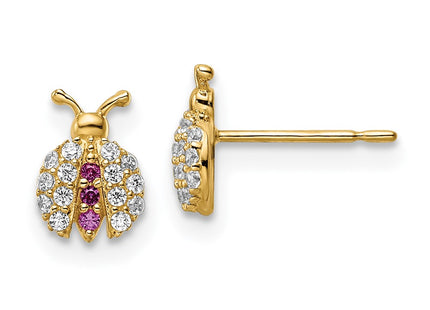 14k Yellow Gold Earrings Style GK1141 - Classique Jewelry Inc.