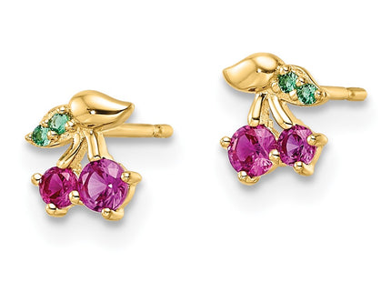 14k Yellow Gold Earrings Style GK1142 - Classique Jewelry Inc.