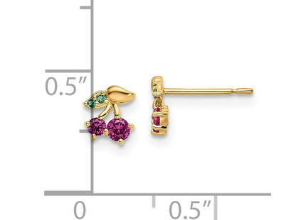 14k Yellow Gold Earrings Style GK1142 - Classique Jewelry Inc.