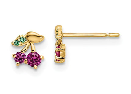 14k Yellow Gold Earrings Style GK1142 - Classique Jewelry Inc.