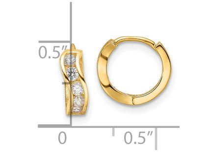 14k Yellow Gold Earrings Style GK1144 - Classique Jewelry Inc.