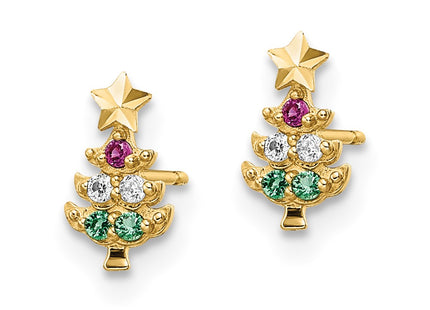 14k Yellow Gold Earrings Style GK1145 - Classique Jewelry Inc.