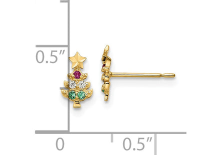 14k Yellow Gold Earrings Style GK1145 - Classique Jewelry Inc.