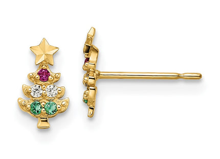 14k Yellow Gold Earrings Style GK1145 - Classique Jewelry Inc.