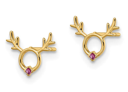 14k Yellow Gold Earrings Style GK1146 - Classique Jewelry Inc.