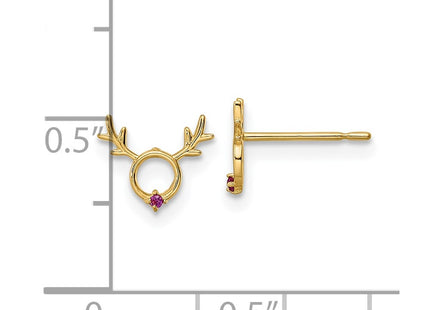 14k Yellow Gold Earrings Style GK1146 - Classique Jewelry Inc.