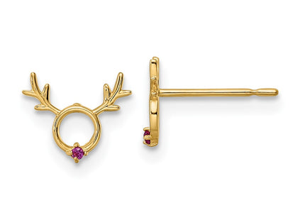 14k Yellow Gold Earrings Style GK1146 - Classique Jewelry Inc.