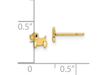 14k Yellow Gold Earrings Style GK1148 - Classique Jewelry Inc.