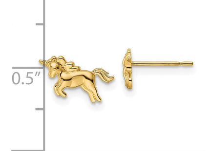 14k Madi K Unicorn Post Earrings (Style GK1153)