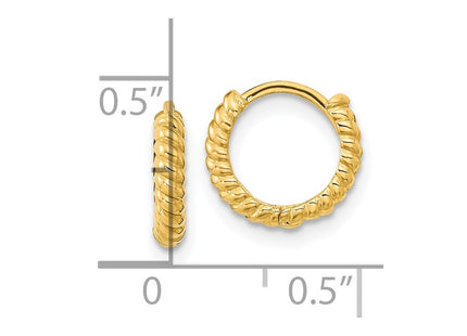 14k Yellow Gold Earrings Style GK1157 - Classique Jewelry Inc.