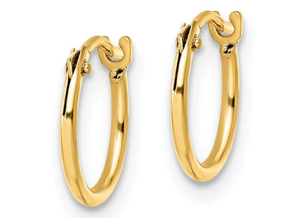 14k Yellow Gold Earrings Style GK1161 - Classique Jewelry Inc.