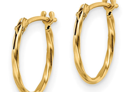 14k Yellow Gold Earrings Style GK1162 - Classique Jewelry Inc.