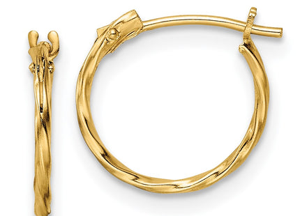 14k Yellow Gold Earrings Style GK1162 - Classique Jewelry Inc.