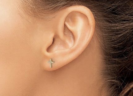 14k Yellow Gold Earrings Style GK1168 - Classique Jewelry Inc.