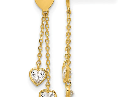 14k Yellow Gold Earrings Style GK1176 - Classique Jewelry Inc.