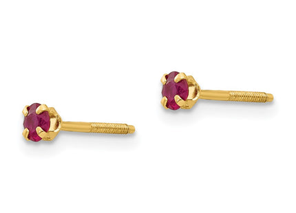 14k Yellow Gold Earrings Style GK118 - Classique Jewelry Inc.