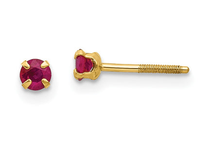 14k Yellow Gold Earrings Style GK118 - Classique Jewelry Inc.