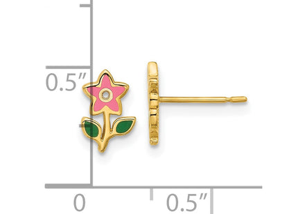 14k Yellow Gold Earrings Style GK1180 - Classique Jewelry Inc.