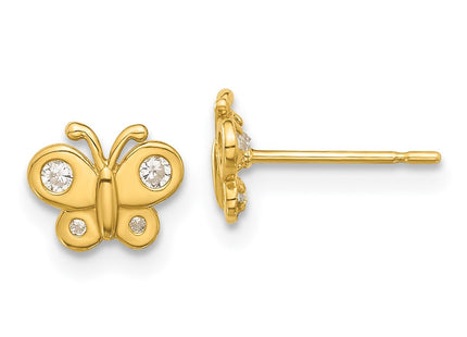 14k Yellow Gold Earrings Style GK1183 - Classique Jewelry Inc.