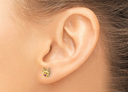 14k Yellow Gold Earrings Style GK1186 - Classique Jewelry Inc.