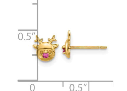 14k Yellow Gold Earrings Style GK1186 - Classique Jewelry Inc.