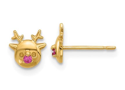 14k Yellow Gold Earrings Style GK1186 - Classique Jewelry Inc.