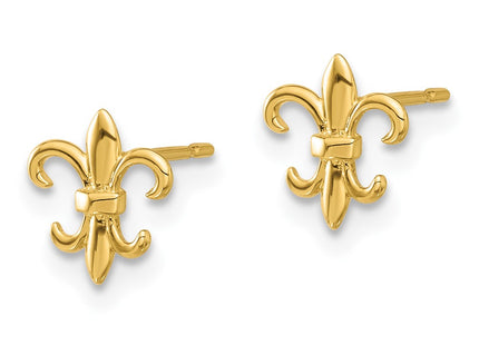 14k Yellow Gold Earrings Style GK1187 - Classique Jewelry Inc.