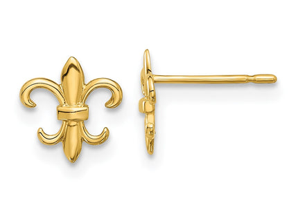 14k Yellow Gold Earrings Style GK1187 - Classique Jewelry Inc.