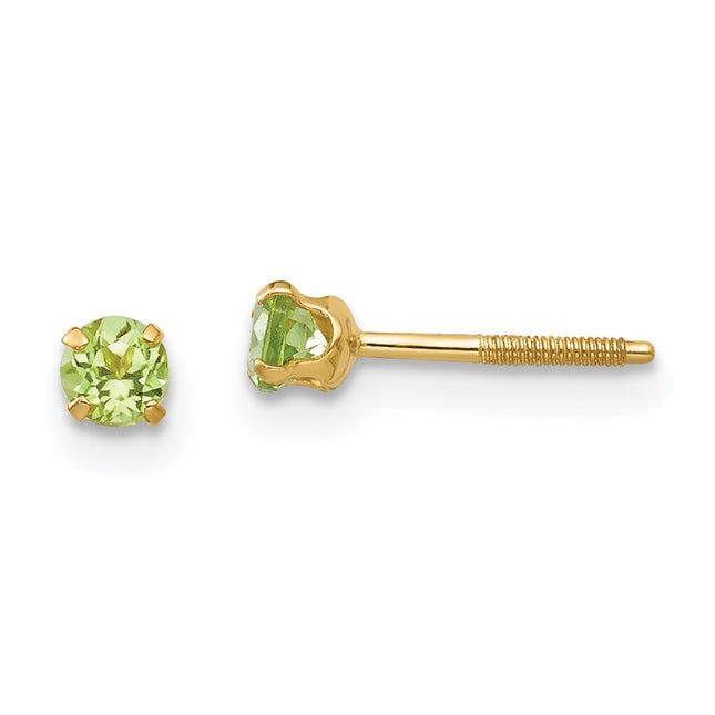 14k Yellow Gold Earrings Style GK119 - Classique Jewelry Inc.