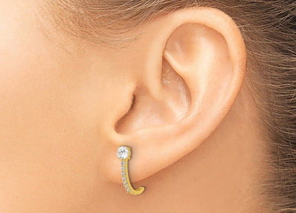 14k Yellow Gold Earrings Style GK1191 - Classique Jewelry Inc.