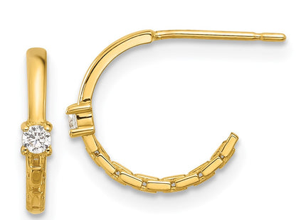 14k Yellow Gold Earrings Style GK1193 - Classique Jewelry Inc.