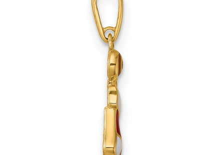 14k Yellow Gold Pendants Style GK1195 - Classique Jewelry Inc.