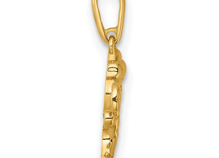 14k Yellow Gold Pendants Style GK1197 - Classique Jewelry Inc.