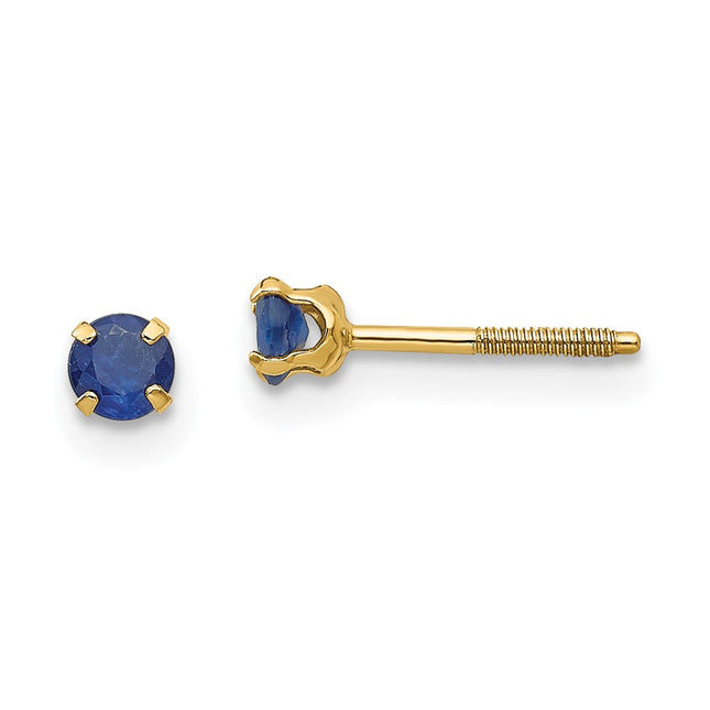 14k Yellow Gold Earrings Style GK120 - Classique Jewelry Inc.