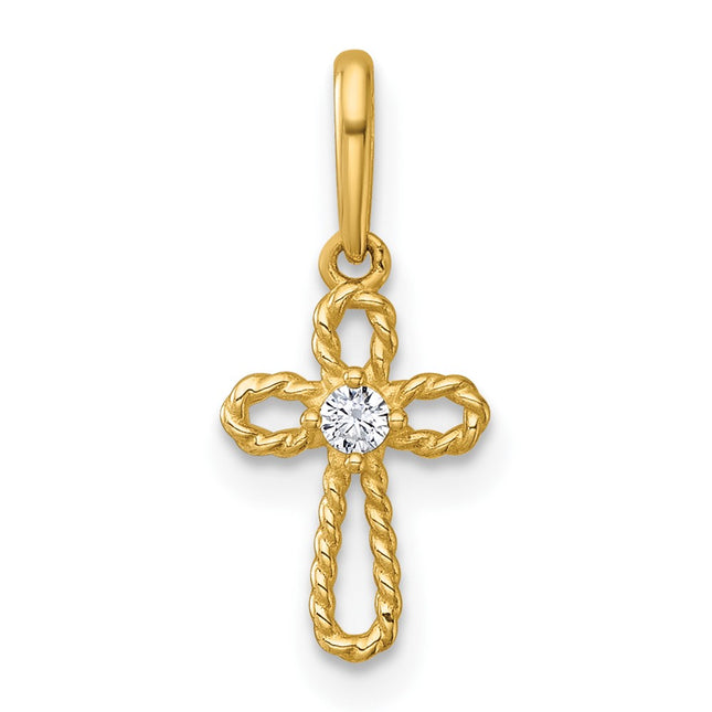 14k Yellow Gold Pendants Style GK1205 - Classique Jewelry Inc.