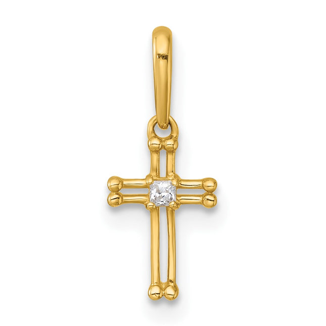 14k Yellow Gold Pendants Style GK1206 - Classique Jewelry Inc.