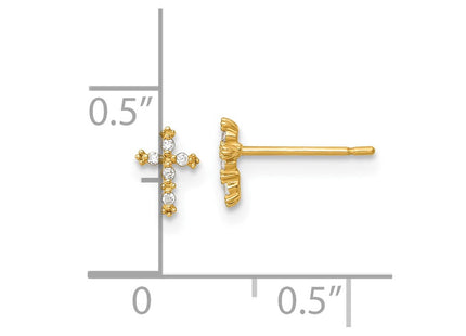 14k Yellow Gold Earrings Style GK1208 - Classique Jewelry Inc.