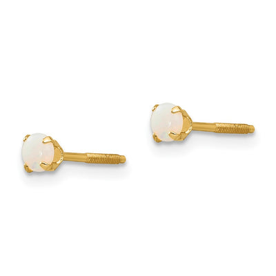 14K Madi K Opal Screwback Earrings