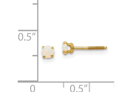 14k Yellow Gold Earrings Style GK121 - Classique Jewelry Inc.