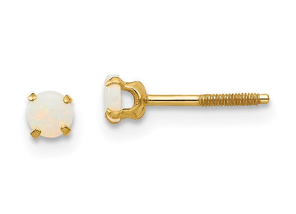 14k Yellow Gold Earrings Style GK121 - Classique Jewelry Inc.