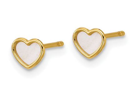 14k Yellow Gold Earrings Style GK1214 - Classique Jewelry Inc.