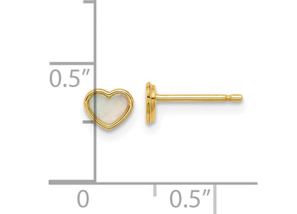 14k Yellow Gold Earrings Style GK1214 - Classique Jewelry Inc.