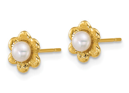 14k Yellow Gold Earrings Style GK1215 - Classique Jewelry Inc.