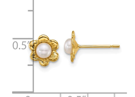 14k Yellow Gold Earrings Style GK1215 - Classique Jewelry Inc.